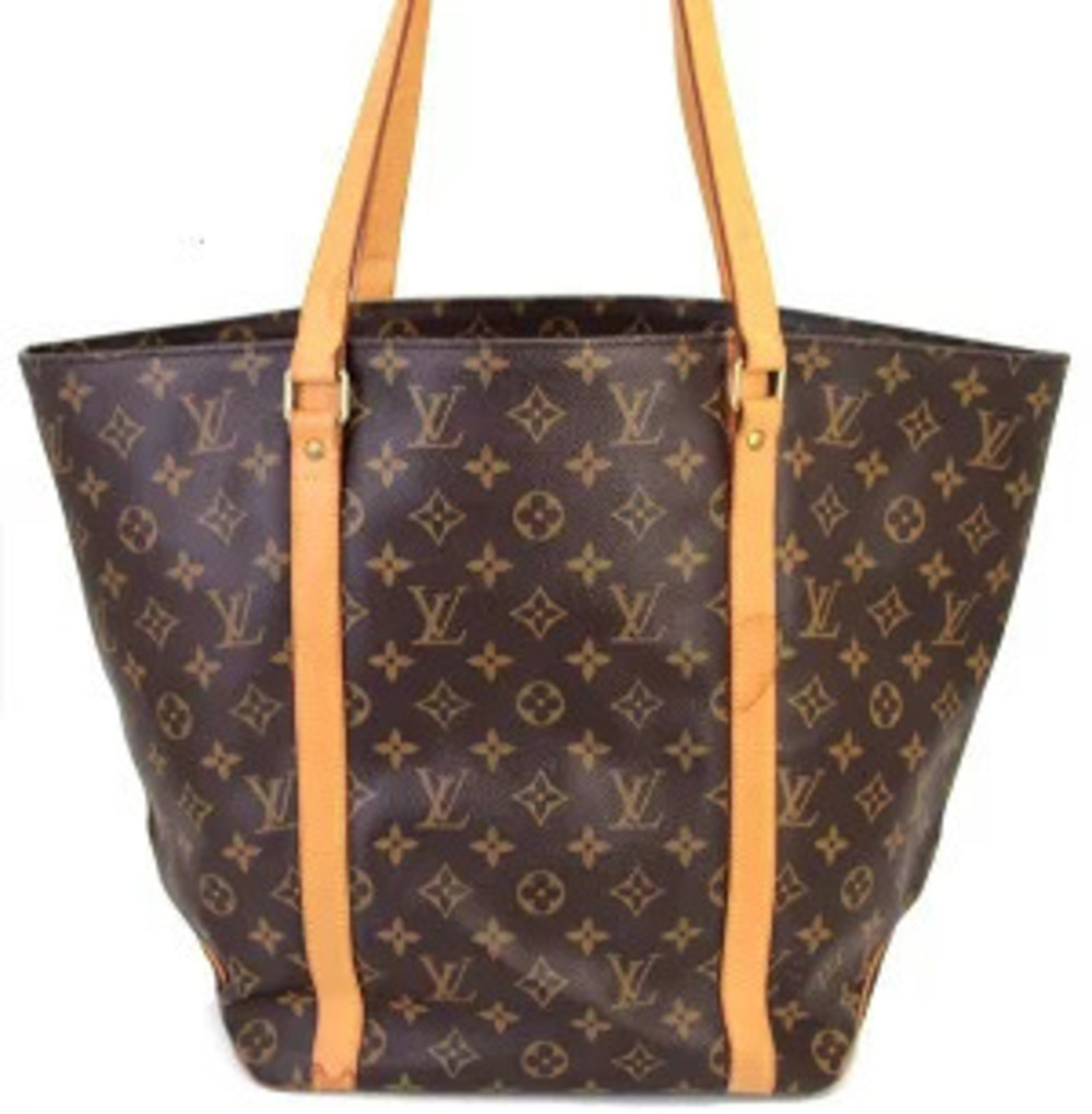 Louis Vuitton Shopping Bag Monogram Sac Tote Brown